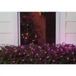 Northlight 4 ft. x 6 ft. Purple Mini Net Style Christmas Lights with Green Wire, 150 Bulbs thumbnail 2