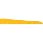 DEWALT 9 in. 6 TPI Bi-Metal Taper Back Reciprocating Saw Blade, 5-Pack thumbnail 6