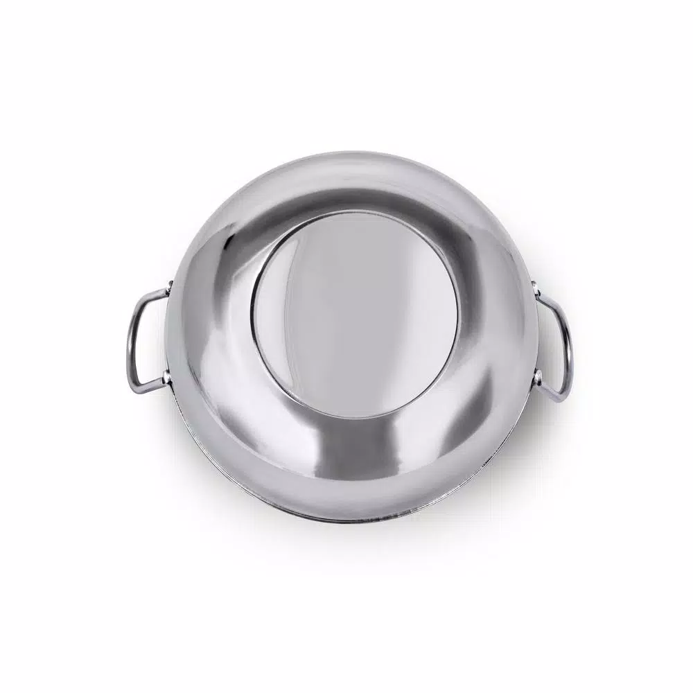 Unbranded 1.25 Qt. Stainless Steel Balti Pan, 7 in. Diameter