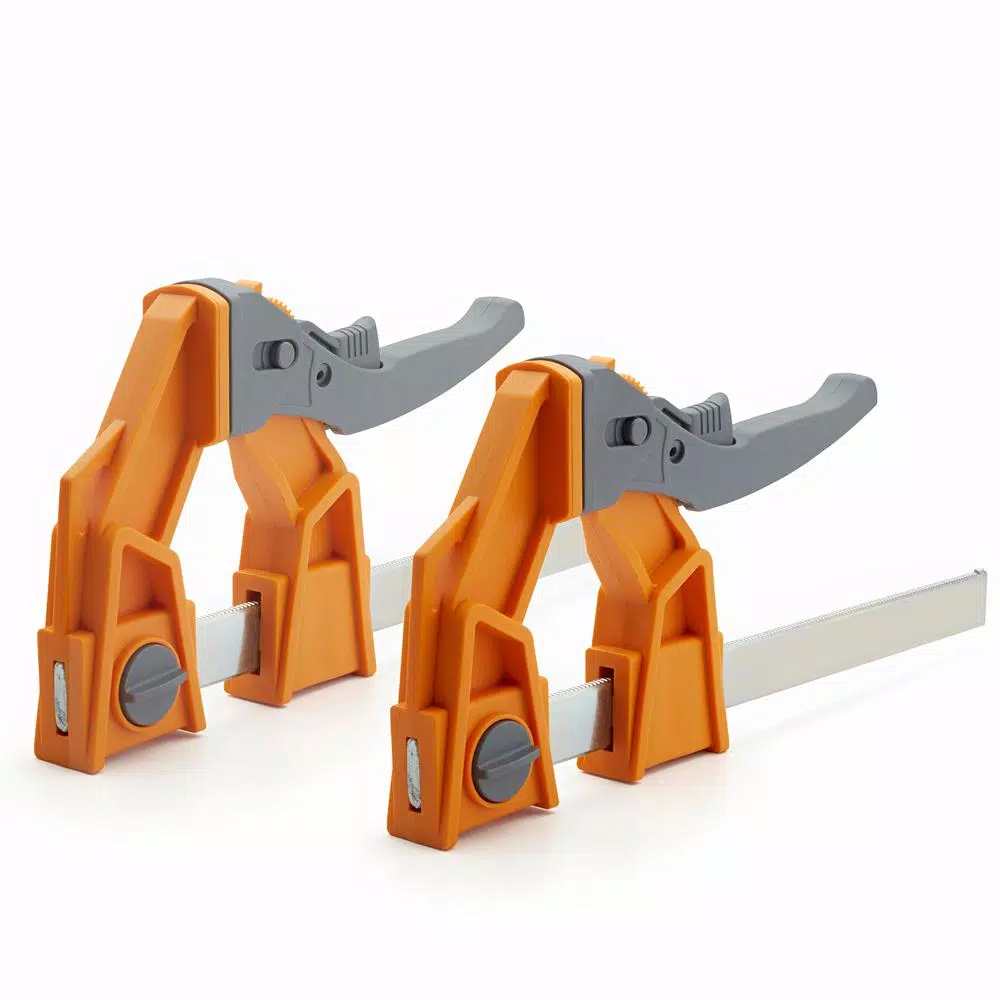 BORA Steel Lever Clamp Set, 6-Piece (6 in., 12 in., 24 in.)