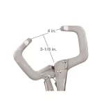 TEKTON 11 in. Locking C-Clamp with Forged Steel Jaws thumbnail 2