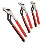 SUNEX TOOLS Sunex 3611V Tongue and Groove Pliers Set, 4-Piece with Roll Pouch thumbnail 1