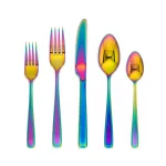 Cambridge Silversmiths Logan 20-Piece Rainbow Mirror Flatware Set, Service for 4 thumbnail 1