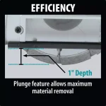 Makita 5 in. Dust Extraction Tuck Point Guard for 5 in. SJS Angle Grinders thumbnail 10