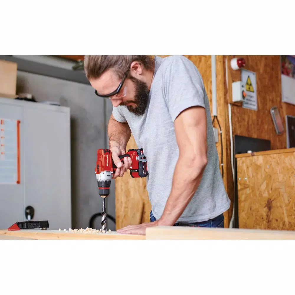 Einhell PXC 18V Cordless 2-Speed MAX 1250-RPM Workshop Drill Kit with 1.5 Ah Battery and Fast Charger