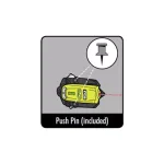 RYOBI Multi Surface Laser Level with 20 ft. Range and 90° Protractor thumbnail 10