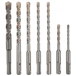 Bosch Carbide-Tipped SDS-Plus Rotary Hammer Bit Set, 7-Piece thumbnail 1