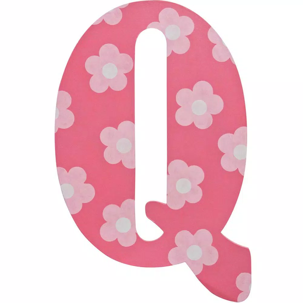 Jeff McWilliams Designs 23 in. Oversized Unfinished Wood Letter Q - Industrial Style Wall Decor