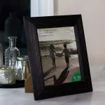 Northlight 8 x 10 in. Distressed Black Wood Picture Frame - Antique Style Rectangle Photo Frame thumbnail 2