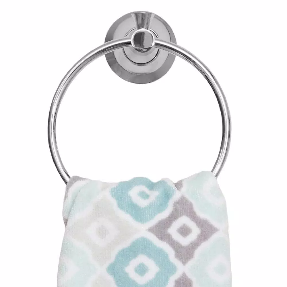 Arista Arlington Wall Mount Hand Towel Ring in Chrome