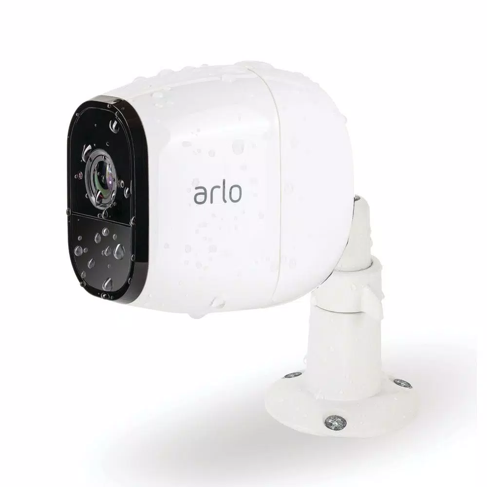 Wasserstein White Security Wall Mount for Arlo, Arlo Pro, and Arlo Ultra (6-Pack)