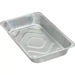 Genuine Joe Silver Aluminum 8.8 Qt. Full-Size Disposable Food Pans and Trays, 50 Count thumbnail 1