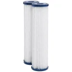 GE 3/4 in. Pleated Whole House Replacement Water Filter Cartridges, 30 Micron (2-Pack) thumbnail 1