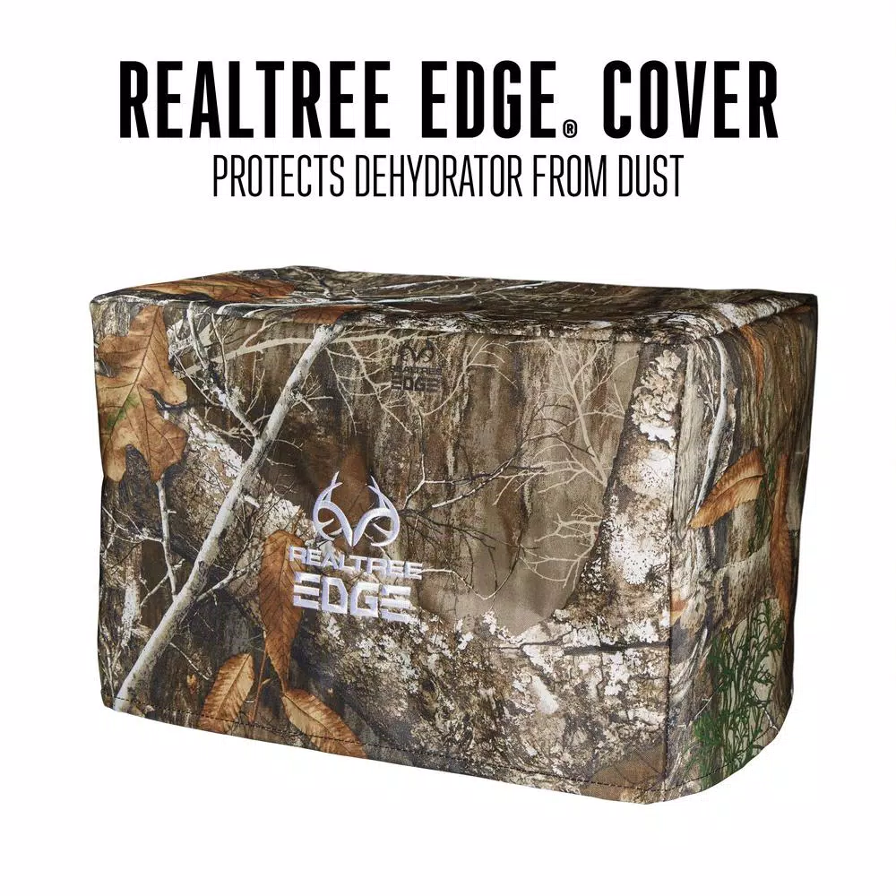 Weston Realtree Edge 6-Tray Stainless Steel Digital Food Dehydrator with Camo Storage Cover