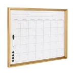 DesignOvation Calter Modern Framed Magnetic Dry Erase Monthly Calendar Wall Organizer thumbnail 1