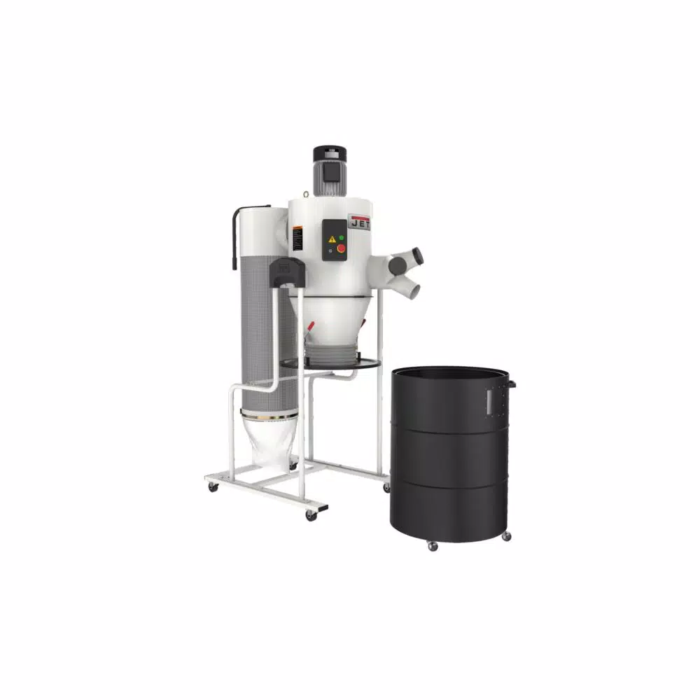 JET JCDC-3 3HP 230-Volt Cyclone Dust Collector Kit