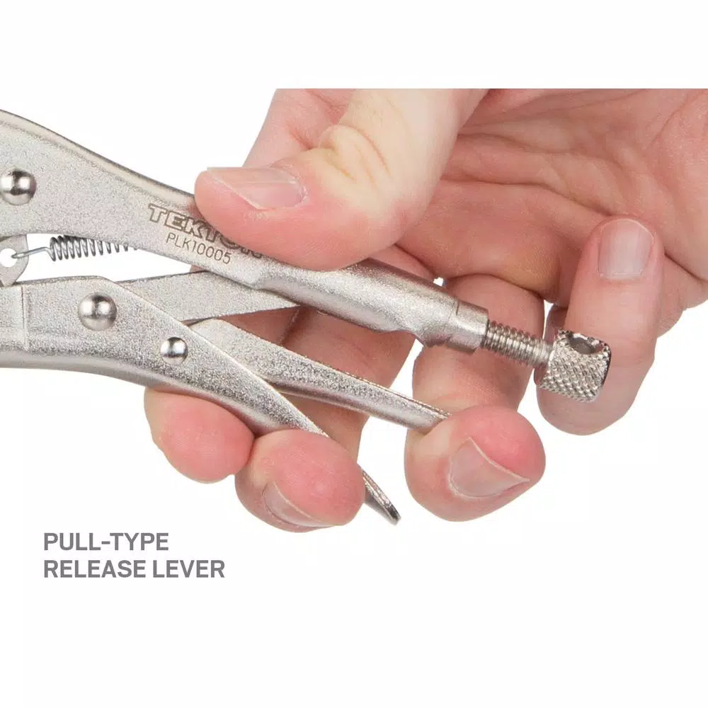TEKTON 5 in. Curved Jaw Locking Pliers, 4-Pack