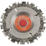 King Arthur's Tools 4 in. 14-Teeth Steel Chainsaw Blade for Woodcarving and Angle Grinders thumbnail 2