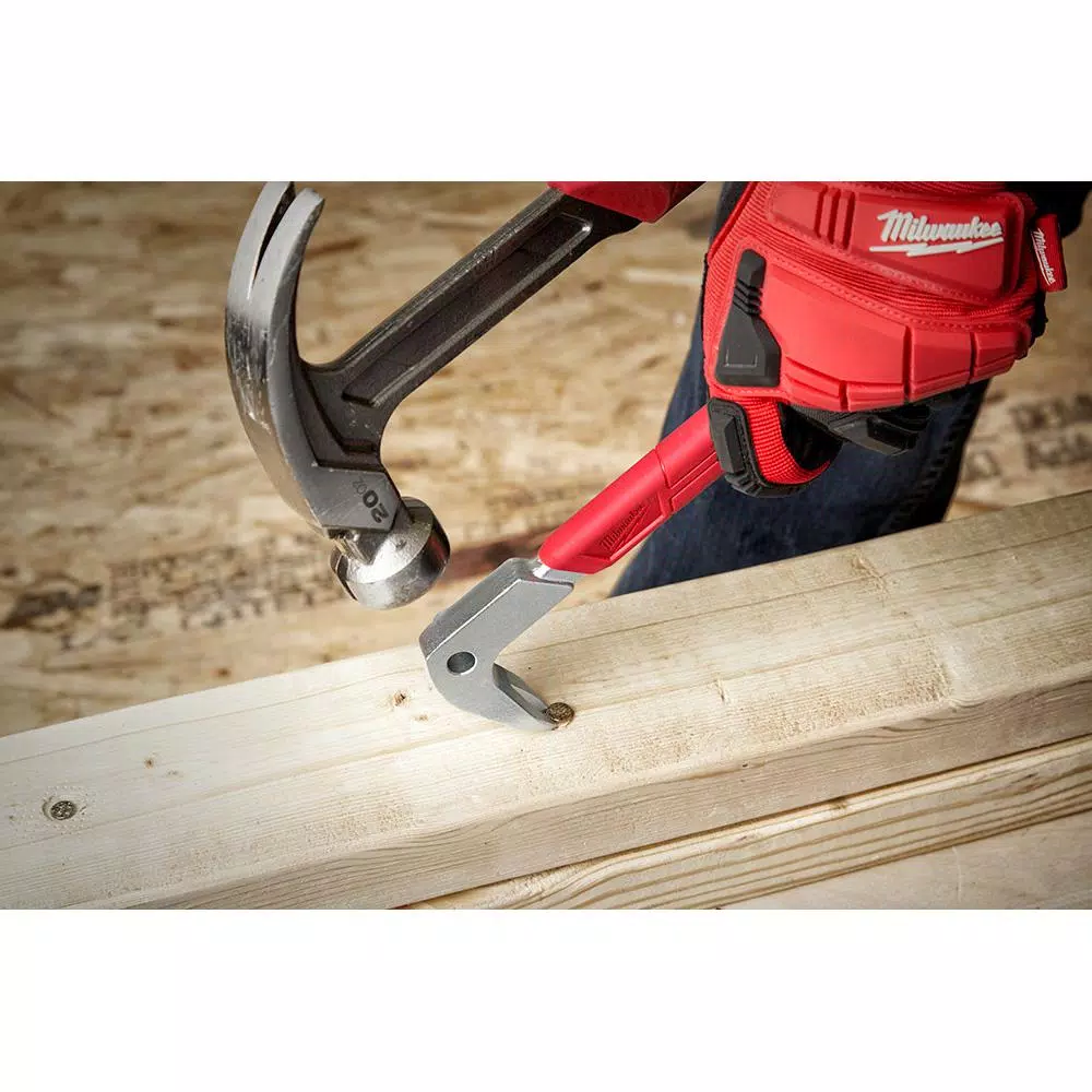 Milwaukee 10 in. Nail Puller with Dimpler and SMOOTHPULL Head Geometry