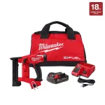 Milwaukee M18 FUEL 18-Gauge 1/4 in. Narrow Crown Cordless Stapler Kit with 2.0 Ah Battery and Charger thumbnail 1