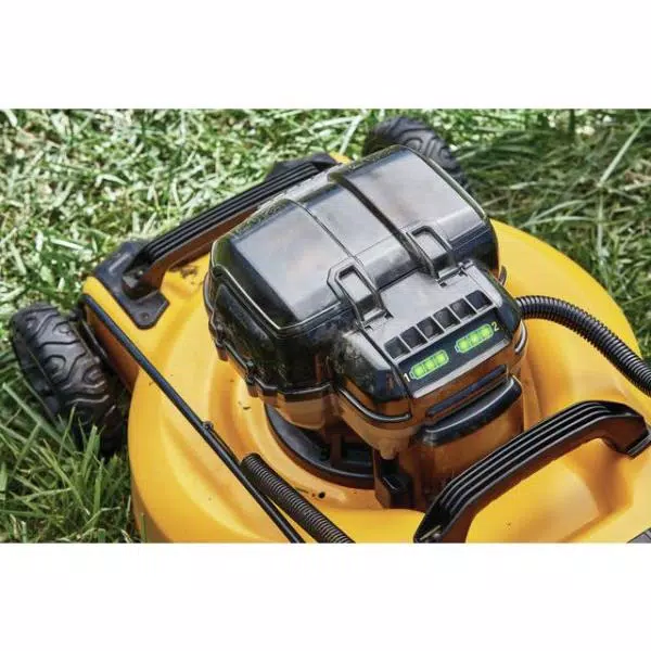 DEWALT 20 in. 20V MAX Cordless Walk Behind Push Lawn Mower with (2) 9.0 Ah Batteries and Charger