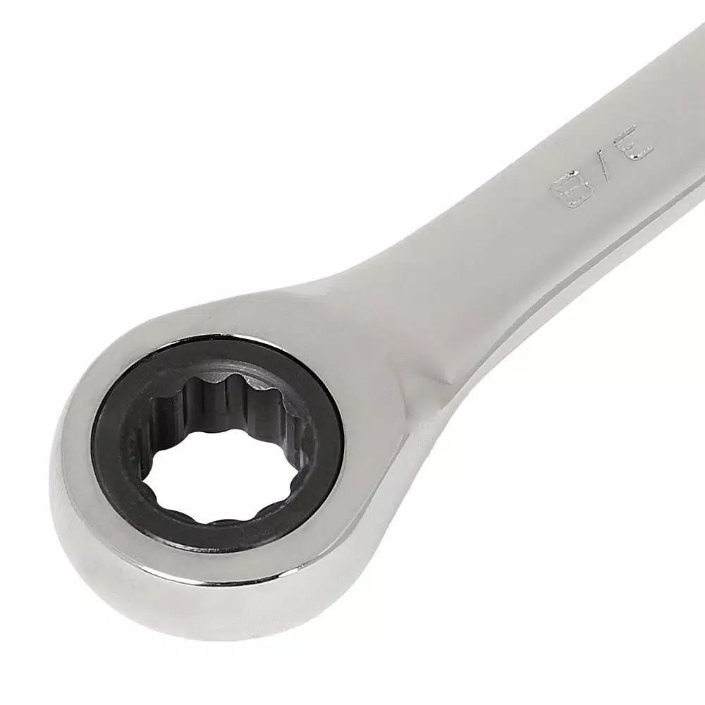 GEARWRENCH 3/8 in. Combination Ratcheting Wrench, 12-Point Steel Hand Tool
