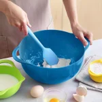 MegaChef 8-Piece Stackable Mixing Bowl and Measuring Cup Set, Assorted Colors thumbnail 5