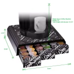 Mind Reader Anchor 36-Capacity Black Coffee Pod Storage Drawer for K-Cup and Single Serve Machines thumbnail 6