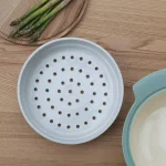 BergHOFF Ron Stoneware 9.75 in. Steam Tower Insert, White thumbnail 4