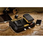 DEWALT DCB102 12V/20V MAX Lithium-Ion Dual Port Jobsite Charging Station with 2 USB Ports thumbnail 4