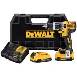 DEWALT 20V MAX XR Brushless 1/2 in. Hammer Drill/Driver Kit with (2) 2.0Ah Bluetooth Batteries thumbnail 1