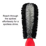 Barrett-Jackson Tire and Wheel Brush Kit with Ergonomic Handles thumbnail 4