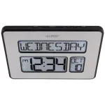 La Crosse Technology Atomic Full Calendar Digital Wall Clock with Extra Large Digits and Backlight thumbnail 2