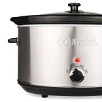 Courant 8.5 Qt. Stainless Steel Slow Cooker with Temperature Settings thumbnail 3