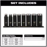 Milwaukee SHOCKWAVE 81-Piece Impact Duty Driver, Titanium Drill Bit, and Deep Well Socket Set thumbnail 3