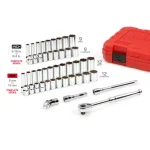 TEKTON 47-Piece 3/8 in. Drive 12-Point Socket and Ratchet Set thumbnail 3
