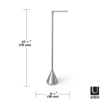 Umbra Pinnacle Freestanding Toilet Paper Holder, Brushed Nickel thumbnail 5