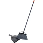 HDX 13 in. Extra Wide Angle Broom and Dustpan Set with Metal Handle thumbnail 5