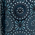 Benjara Athena Glazed Cerulean Blue Ceramic Floral Vases, Set of 3 thumbnail 3