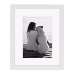 DesignOvation Gallery 8x10 White Satin Wood Float Picture Frame Set, 4-Pack thumbnail 2