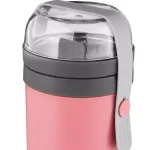 BergHOFF Leo Lunch Pot Dual Container Food Storage Lunch Box, 22 oz, Pink thumbnail 3