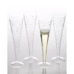 Abigails La Boheme Small Dot Pattern Champagne Flutes, Set of 4 thumbnail 2