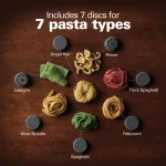 Hamilton Beach Electric Pasta Maker with Internal Scale, 7 Shapes, White thumbnail 3