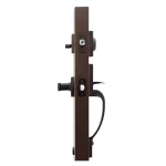 Copper Creek Craftsman Tuscan Bronze Front Door Handleset with Remi Lever Interior Trim thumbnail 3