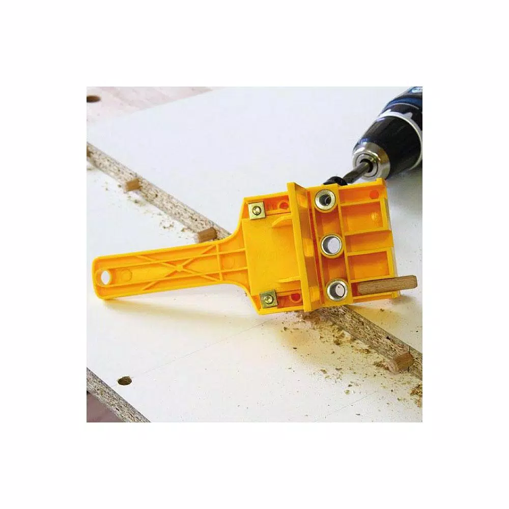 Wolfcraft Dowel Quick Dowelling Jig for 1/4 in., 5/16 in., and 3/8 in. Dowel Pins