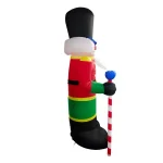 ALEKO's 8 ft. Christmas Inflatable Nutcracker with LED Lights and UL Certified Blower thumbnail 4