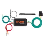 CURT 3-to-2-Wire Powered Taillight Converter with 4-Way Flat Connection thumbnail 1