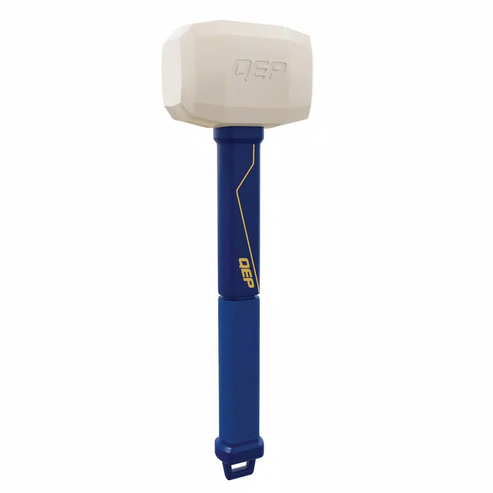 QEP Pro 16 oz. Rubber Floor Mallet with 11.5 in. Non-Slip Plastic Handle