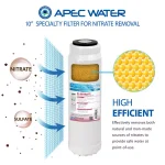 APEC Water Systems 10 in. Nitrate Reduction Water Filter Cartridge - Anion Exchange Resin thumbnail 2