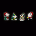 Peanuts Snoopy 12 in. LED Lighted Christmas Pathway Markers thumbnail 1